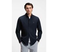BOSS Regular-fit button-down shirt in cotton twill - Style Ricoplus_M, 50565626 Dark Blue S