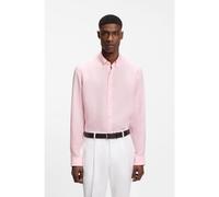 BOSS Regular-fit button-down shirt in linen - Style H-LIAM-BD-E-C1-261, 50556077 light pink XXL