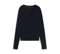 BOSS Regular-fit cardigan in a wool blend - Style Avac_CD, 50523574 Dark Blue M