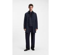 BOSS Regular-fit coat in patterned stretch fabric - Style P-Jared-3in1-263F, 50564677 Dark Blue 34R