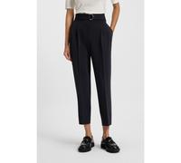 BOSS Regular-fit cropped trousers in crease-resistant crepe - Style Tapiah, 50490037 Dark Blue 6