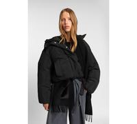 BOSS Regular-fit jacket in crinkle fabric - Style Paffia, 50546843 Black 10