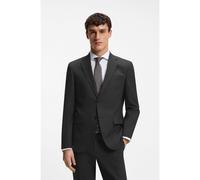 BOSS Regular-fit jacket in stretch wool - Style H-Jeckson-MM-224, 50479996 Dark Grey 46R
