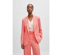 BOSS Regular-fit jacket with edge-to-edge front - Style Jirea, 50512808 Coral 8