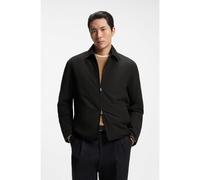 BOSS Regular-fit jacket with water-repellent finish - Style C-Cerig, 50564189 Black 38R