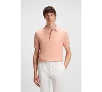 BOSS Regular-fit knit polo blended with cotton - Style H-Iannotti, 50543148 Light Red M