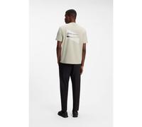 BOSS Regular-fit photoprint T-shirt in stretch cotton - Style TS_Network Photo, 50564740 Light Beige M