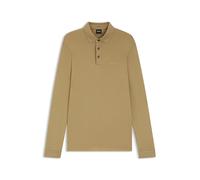 BOSS Regular-fit polo shirt in interlock cotton - Style Pado 30, 50468392 Beige S