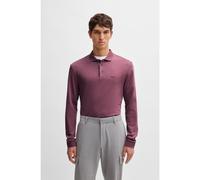 BOSS Interlock-cotton polo shirt with embroidered logo - Style Pado 30, 50468392 Red XL