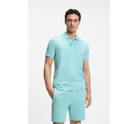 BOSS Regular-fit polo with embroidered logo - Style PL_Union Tape, 50564120 Light Blue XXXL