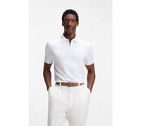 BOSS Regular-fit Poloshirt Mit Zip White
