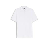 BOSS Regular-fit Poloshirt Mit Zip White