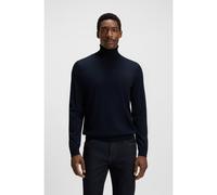 BOSS Regular-fit rollneck sweater in merino wool - Style Musso-P, 50468262 Dark Blue S