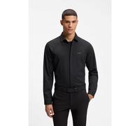 BOSS Regular-fit shirt in cotton jersey - Style ST_Excurse L, 50554481 Grey Patterned XXL