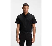 BOSS Regular-fit shirt in cotton jersey - Style ST_Motion S, 50555951 Black S