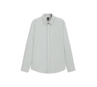 BOSS Regular-fit shirt in cotton poplin - Style Relegant_6_M, 50518304 Light Grey S
