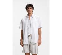 Boss Relegant6 Short Sleeve Shirt White M Men
