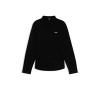 BOSS Regular-fit shirt in dynamic cotton jersey - Style B_Motion L, 50544795 Black XXL