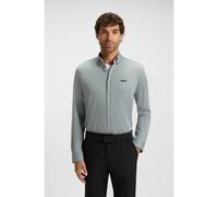 BOSS Regular-fit shirt in dynamic cotton jersey - Style B_Motion L, 50544795 Grey L