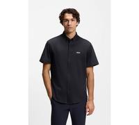 BOSS Regular-fit shirt in dynamic cotton jersey - Style B_Motion S, 50544784 Dark Blue XL