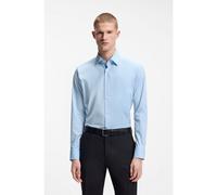 Boss Men's H Joe Kent Long Sleeve Oxford Shirt 15.7 inch Blue