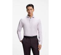 BOSS Regular-fit shirt in fine-striped Italian-made cotton - Style L-JOSH-SPREAD-C1-243, 50570976 Light Pink 16