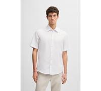 BOSS Regular-fit shirt in Oxford cotton - Style Rash_2_M, 50537332 White 5XL