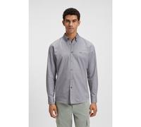 BOSS Regular-fit shirt in Oxford cotton - Style Rickert_M, 50519707 Light Grey XXL