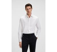 BOSS Regular-fit shirt in performance-stretch twill - Style P-JOE-kent-C1-222, 50532287 White 17L