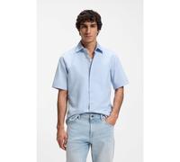 BOSS Regular-fit shirt in soft-washed Oxford cotton - Style Rash_2_M, 50537332 Light Blue XXL