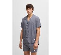 BOSS Regular-fit shirt with all-over print - Style Beach Shirt, 50535793 Blue XXL
