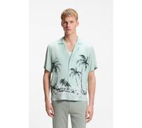 Boss Rayer 10277647 Short Sleeve Shirt Green 2XL Men