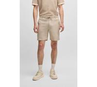 BOSS Regular-fit shorts in a linen blend with drawcord - Style C-Kane-RDS-Shorts, 50538016 Light Beige 38R