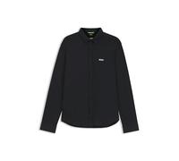 BOSS Regular-fit Stretch Jersey Logo Shirt