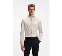 BOSS Regular-fit stretch jersey shirt with logo - Style ST_Motion L, 50555946 Light Beige S