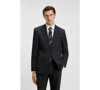 BOSS Regular-fit suit jacket in stretch virgin wool - Style H-Jeckson-MM-224, 50479996 Dark Grey 36R