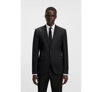 BOSS Regular-fit suit jacket in virgin-wool serge - Style H-Jeckson-B1, 50469172 Black 48L