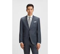 BOSS Regular-fit suit jacket in virgin-wool serge - Style H-Jeckson-B1, 50469172 Dark Grey 44E
