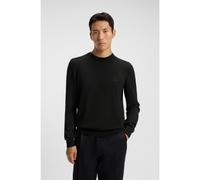 BOSS Regular-fit sweater in virgin wool with embroidered logo - Style Botto-L, 50476364 Black XXXL