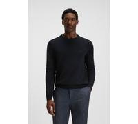 BOSS Regular-fit sweater in virgin wool with embroidered logo - Style Botto-L, 50476364 Dark Blue M