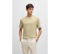 BOSS Regular-fit T-shirt in cotton-blend seersucker fabric - Style P-Taut 25, 50537495 Light Beige XXL