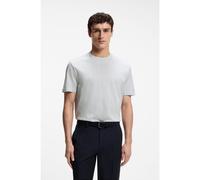 BOSS Regular-fit T-shirt in cotton with raised jacquard structure - Style C-Taut 118, 50565159 Light Blue XXL