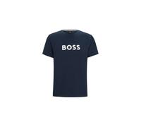 BOSS Mens T-Shirt RN Cotton-Jersey Regular-fit T-Shirt with SPF 50+ UV Protection