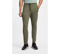 BOSS Regular-fit tracksuit bottoms with jacquard stripes - Style KN_Active Push TR, 50553769 Olive XXL