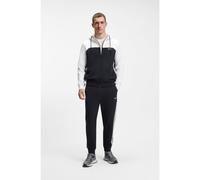 BOSS Regular-fit tracksuit in stretch cotton - Style SW_Colorblock HD TT, 50565904 White / Dark Blue L