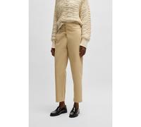 BOSS Regular-fit trousers in brushed stretch cotton - Style Takane2-W, 50537557 Beige 10
