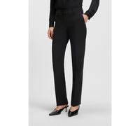 BOSS Regular-fit trousers in Italian-made virgin wool - Style Tameah, 50490045 Black 4