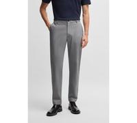 BOSS Regular-fit trousers in printed stretch cotton - Style H-Kane, 50540906 Dark Blue 40R