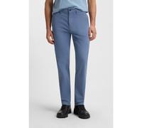 BOSS Regular-fit trousers in stretch-cotton satin - Style Chino-Regular-1, 50534378 Blue 31/34