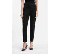 BOSS Regular-fit trousers in stretch fabric with tapered leg - Style Tilunara, 50490056 Black 18